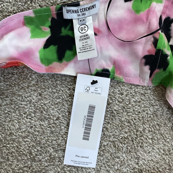 Opening Ceremony reversible tie top - Picture 3 of 6